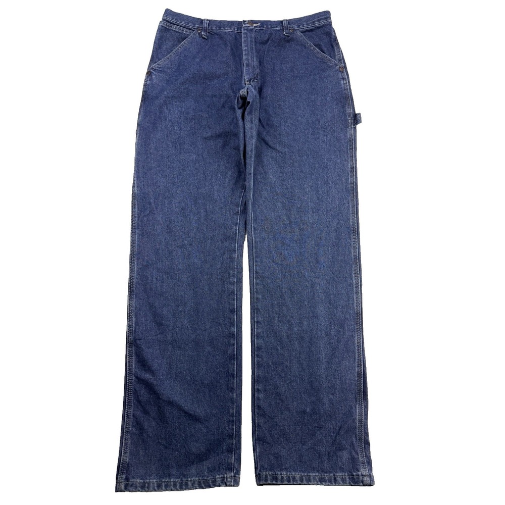 Wrangler Carpenter Jeans Men 36x34β Blue 10ZM400RS Workwear Denim Gorpcore